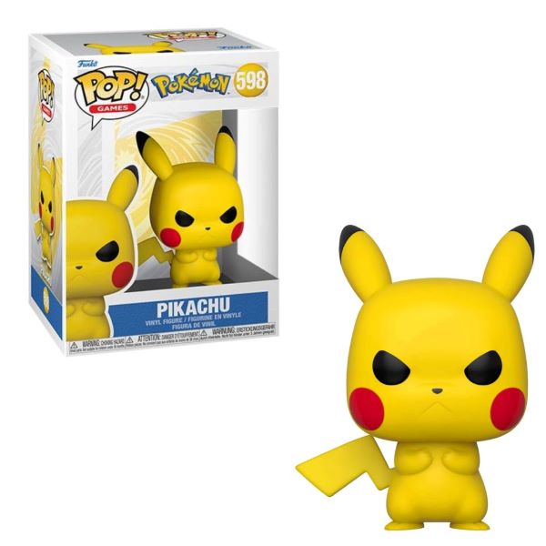 FUNKO POP POKEMON Grumpy Pikachu 598 In box (11x16cm) …x6…X36
